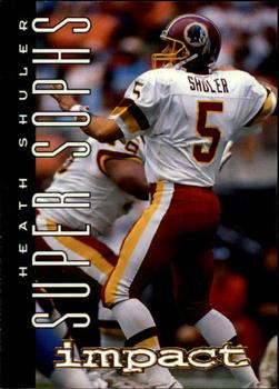 Heath Shuler Washington Redskins 1995 SkyBox Impact NFL Super Sophs Impact #164